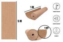 Korkkirulla 5mm (5mx1m) - karkearakeinen - 2